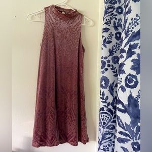 Metallic Pink Mudd dress, size S